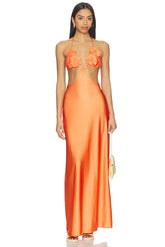 Ochre Long Dress