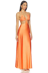 Ochre Long Dress