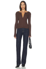 Ruffle Cardigan