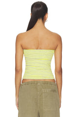 Striped Candyqueen Tube Top