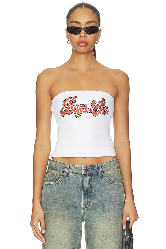 Boys Lie Stud Wrangler Tube Top