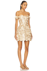 Jasmine Maraya Off The Shoulder Mini Dress