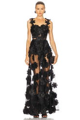 Rosalie Noir Gown