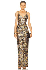 Allegra Sequin Gown