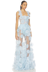 Rosalie Floral Gown