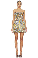 Bella Butterfly Maraya Strapless Mini Dress
