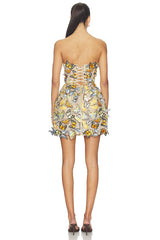 Bella Butterfly Maraya Strapless Mini Dress