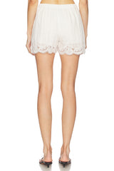 Anora Mid Rise Plaid Shorts