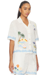 Oasis Crochet Beach Shirt