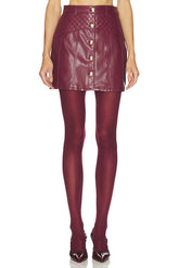 Faux Leather Claudia Skirt