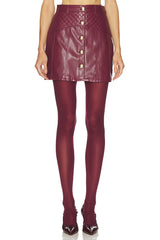 Faux Leather Claudia Skirt