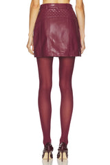 Faux Leather Claudia Skirt