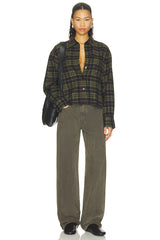 Cropped Oversized Shirt