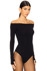 Ballet Off-shoulder Bodysuit