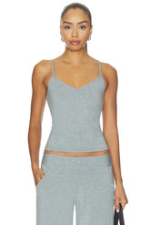Butter V Neck Cami With Shelf Bra