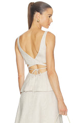 Malena Linen Top