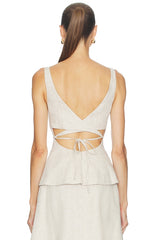 Malena Linen Top