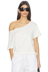 Solid Off The Shoulder Tee
