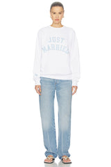 Just Married Sweatshirt