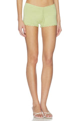 Scallop Tie Knit Short