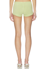 Scallop Tie Knit Short