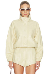 Kate Leather Bomber