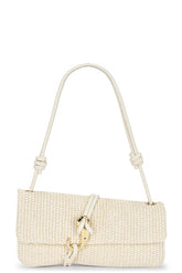 Raffia Baguette Bag