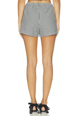 x REVOLVE The Cotton Gingham Stripe Tap Short