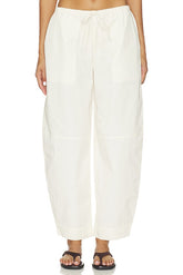 Lana Cropped Barrel Leg Pant