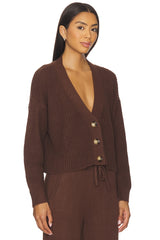 Recycled Sweater Cropped Cardigan