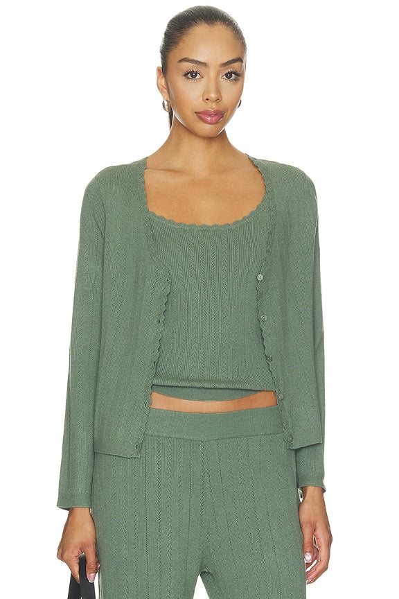 Pointelle Cardigan