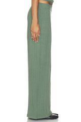 Pointelle Straight Leg Pant