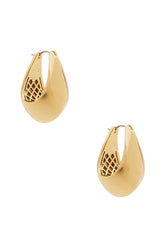 Teardrop Hoop Earrings