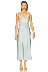 Evy Satin Slip Dress