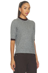 Sloane Contrast Crew Neck Sweater