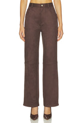 Etienne Faux Suede Pant