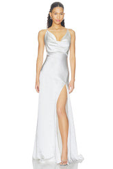 Erielle Cowl Neck Gown