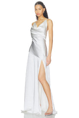 Erielle Cowl Neck Gown