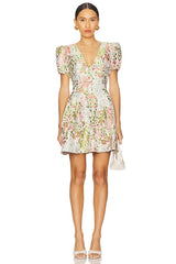 Calaantha Puff Sleeve Mini Dress
