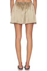 Silk Satin Mini Short