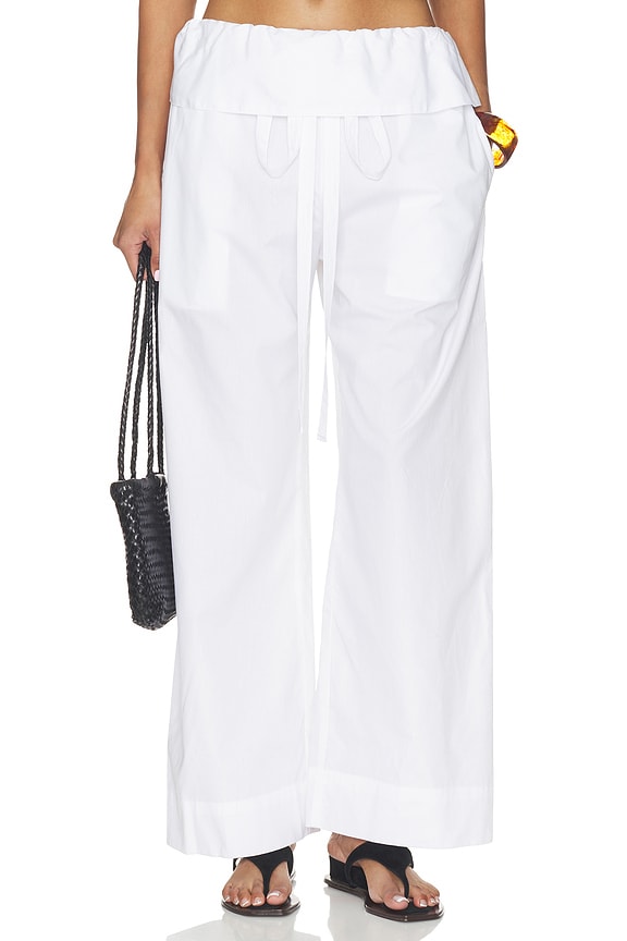 Cotton Peplum Pant