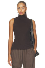 Cashmere Jersey Shell Top
