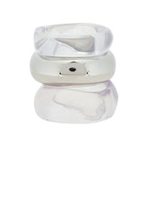 Liquid Resin Bangles Set Of 3