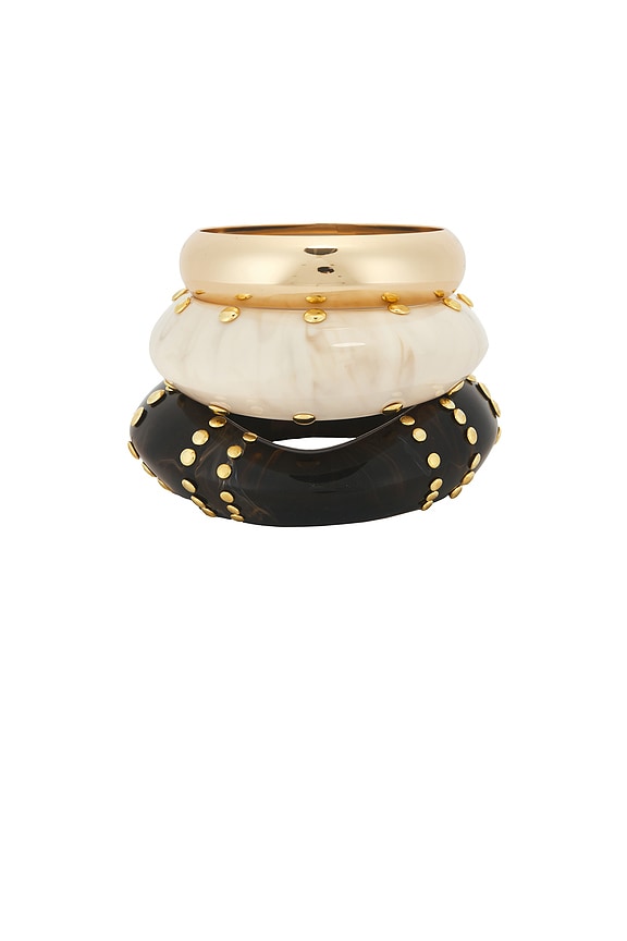 Studded Bangles Set Of 3
