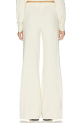 Cotton Cashmere Wide Leg Lounge Pant