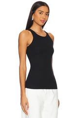 High Neck Fitted Tank Top