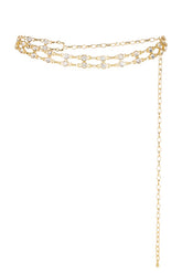 Double Crystal Chain Link Belt