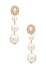 Graduating Pearl Dangle Earrings