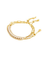 Crystal Chain Bracelet Set of 3