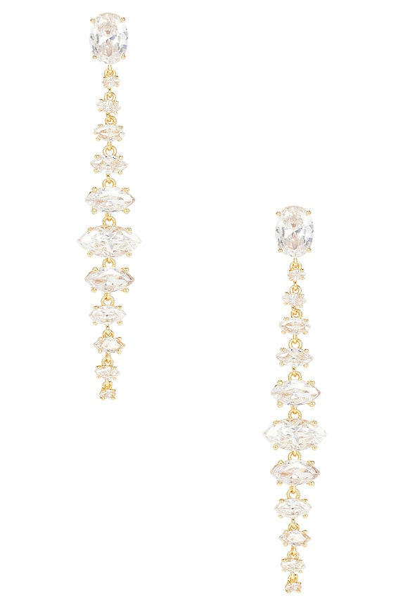 Diamond Drop Earrings
